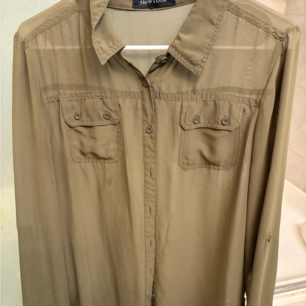 New Look womens Light green Shirt